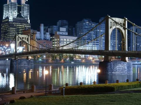 Riverfront park Stock Photos