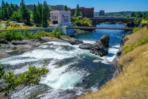 Riverfront Park Stock Photos