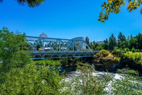 Riverfront Park Foto stock