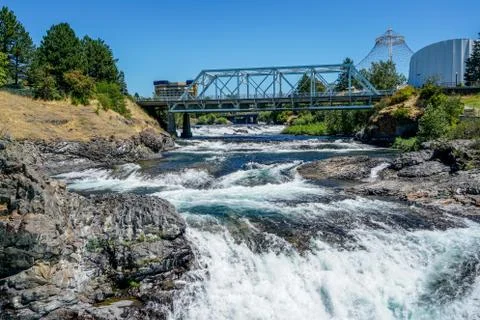 Riverfront Park Stock Photos