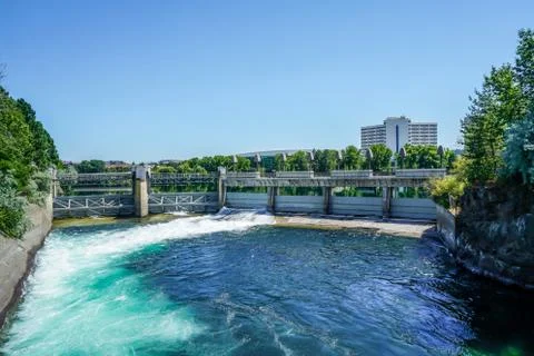 Riverfront Park Stock Photos