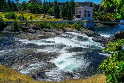 Riverfront Park Stock Photos