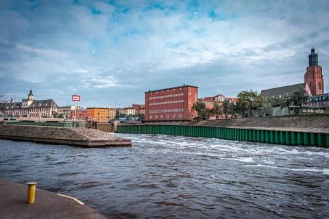 The riverfront 스톡 사진