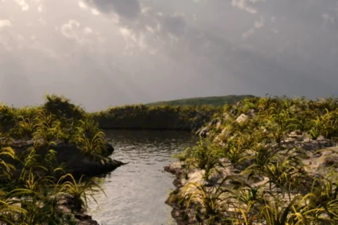 RiverRays 20 2997 Stock Footage 63530