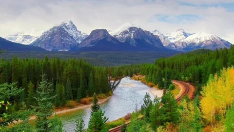 Rivers and surrounding landscape at the Five River lookout in Wyndham, Western A Stock Footage 275633800