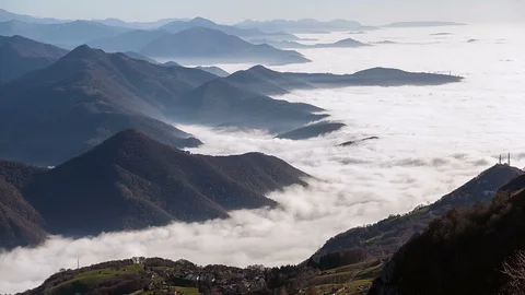 Rivers of Clouds Stock Footage 98502091