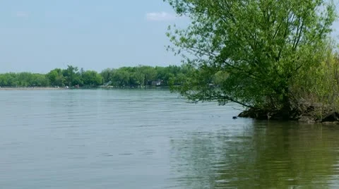 River's Edge Stock Footage 10592315