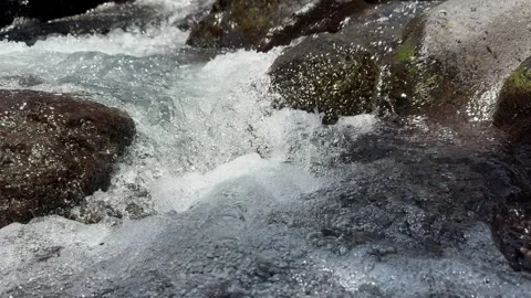 Rivers flow from the mountains Stock Footage 291205123