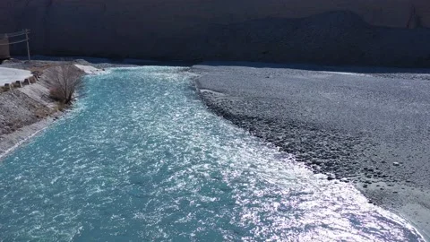 Rivers flowing to deep valleys Stock-Footage 157045299