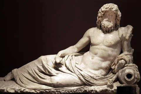 Rivers God Oceanus Stock Photos
