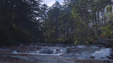 Rivers on the island of Kunashir Stock Footage 73851959