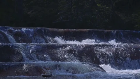 Rivers on the island of Kunashir Stock Footage 73852062