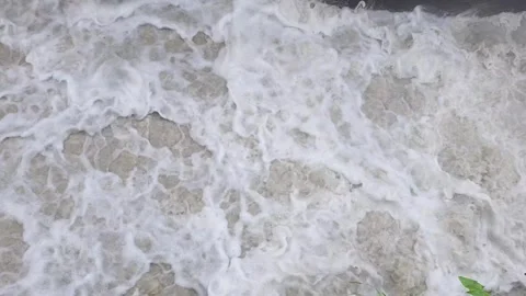 Rivers in Rage Across India Stock Footage 326288506