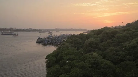 Riverscape Video stock 76594791