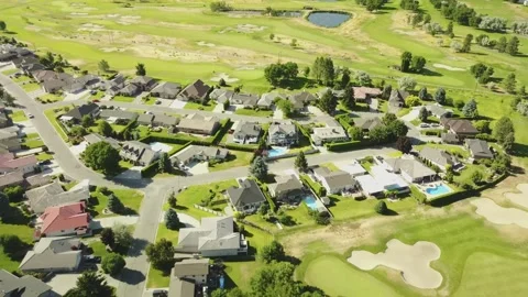 Rivershore Drone Stock Footage 224424229