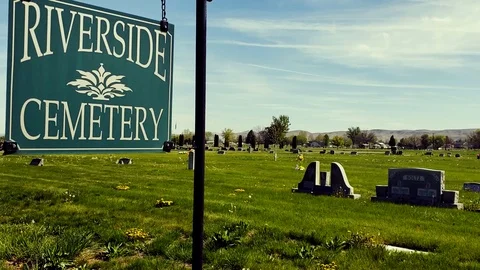 Riverside Cemetary Stock Footage 88934551