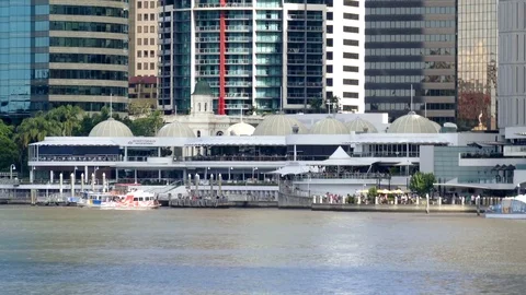 Riverside Centre Brisbane Australia Stock-Footage 77215416