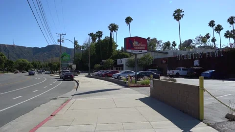 Riverside Drive - Burbank, CA 2022 01 Stock Footage 195764549