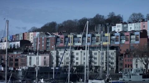 Riverside Properties - Ungraded Stock Footage 81437232