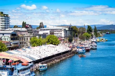 Riverside in Valdivia Stock Photos
