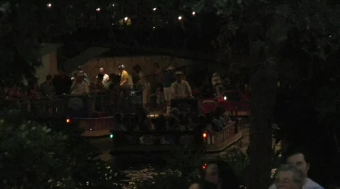 Riverwalk in San Antonio Stock Footage 642780