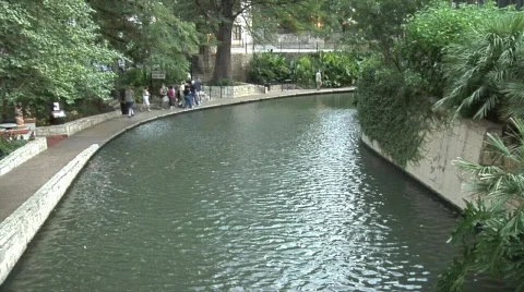 Riverwalk in San Antonio Stock Footage 642785
