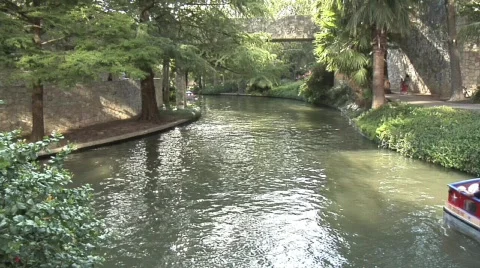 Riverwalk in San Antonio Stock Footage 642803