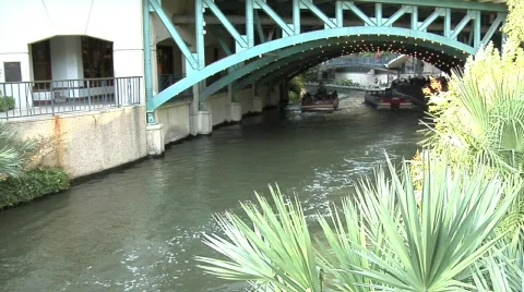 Riverwalk in San Antonio Stock Footage 642805