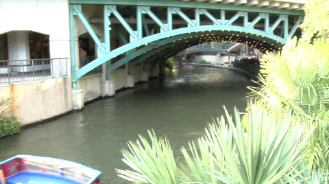 Riverwalk in San Antonio Stock Footage 642807