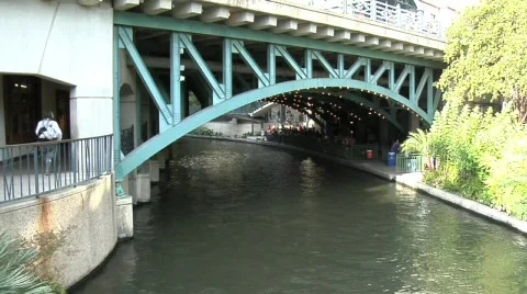 Riverwalk in San Antonio Stock Footage 642809
