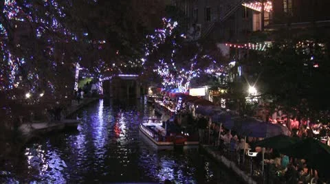 Riverwalk San Antonio Stock Footage 10566331