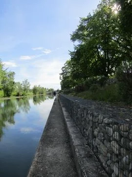 Rives Mulhouse Stock Photos