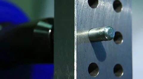 Rivet Strength Test 4 Stock Footage 22227269