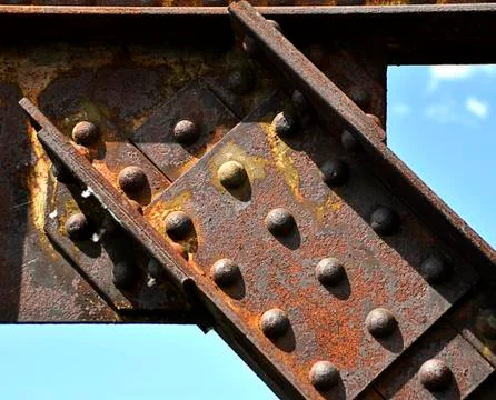 Riveted joints Stock Photos