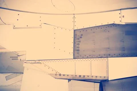 Riveted metal background Stock Photos