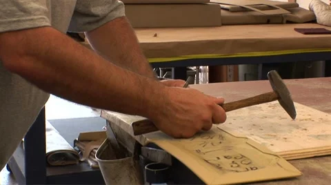 Riveting Stock Footage 8652316