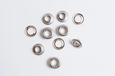 Rivets on a light background Stock Photos