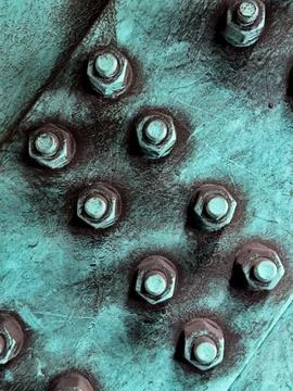 Rivets On Overpass Supports Photos