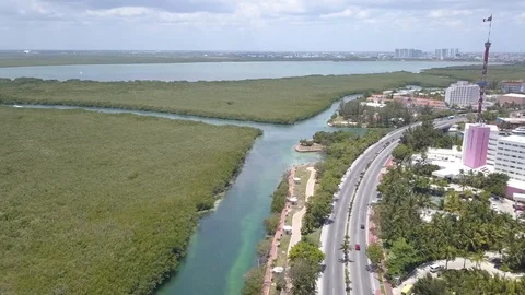 Riviera maya cancun Video stock 94018789