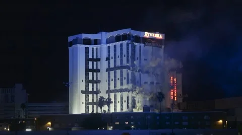 Riviera Monaco Tower Implosion Video stock 65747173