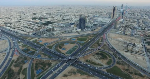 Riyadh aerial view Stock-Footage 113790788