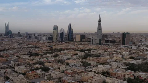 Riyadh Aerial View Stock Footage 113793204