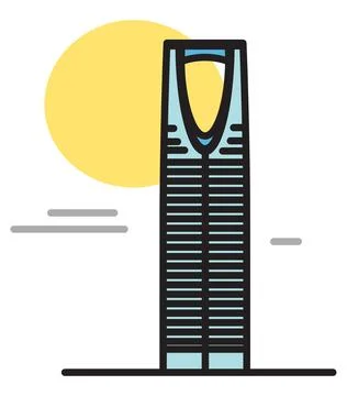Riyadh City Icon Stock Illustration