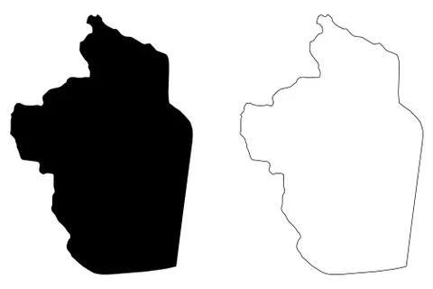 Riyadh Region map vector.... Stock Illustration