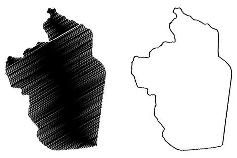 Riyadh Region map vector.... Stock Illustration