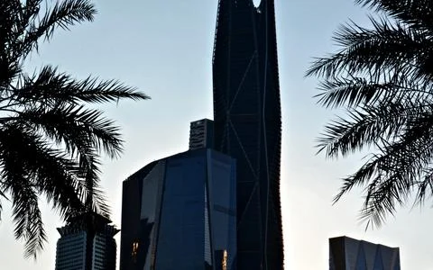 Riyadh Saudi Arabia Abdullah Financial District KAFD Stock-Fotos