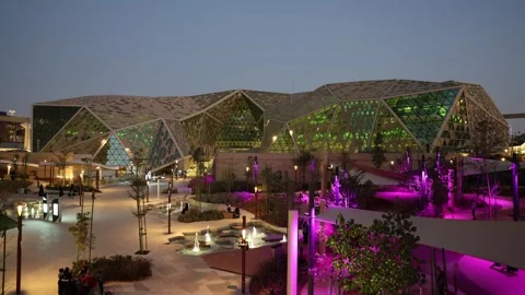 Riyadh, Saudi Arabia - King Abdullah Financial District, KAFD business video 스톡 동영상 329621241