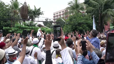 Rizieq Shihab 2 Video stock 142984255