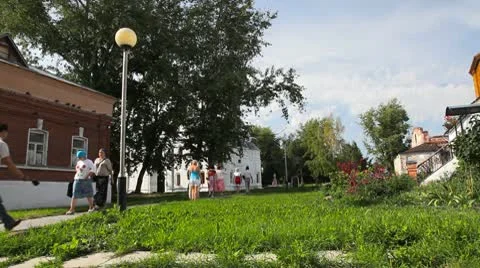 Rizopolozhensky convent in Suzdal Stock Footage 10593393