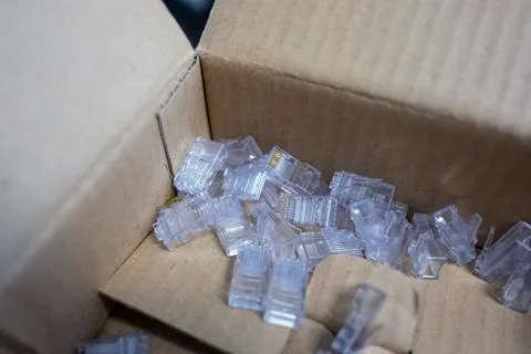 RJ45 with Cable Stock Photos